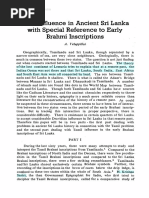 Tamil Influence in Ancient Sri Lanka With Special Reference To Early Brahmi Inscriptions - All Parts - A. Veluppillai - 1979 and 1980