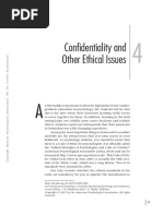 Confidentiality and Other Ethical Issues