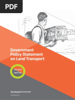 Government Policy Statement On Land Transport: 14 March 2018