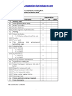 Quality Control Plan For Painting Work PDF