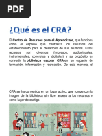 Qué Es El CRA