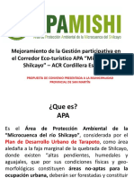 PRESENTACION APAMISHI Ampichicuy