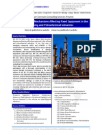 API 571 Damage Mechanisms Affecting Fixed Equipment in The Refining and Petrochemical Industries