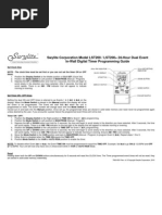 Swylite LST200 In-Wall Timer Programming Guide