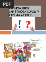 Pronombres Interrogativos y Exclamativos