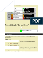 Present Simple: 'Do' and 'Does': 'Present Simple' Is The First Tense That You Learn at School, But