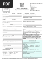 Thai Visa Form Mumbai