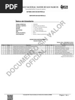 Reporte de Matrícula 2018-I