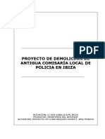 Proyecto Demolición Ibiza PDF