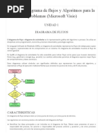 Unidad 1. Diagrama de Flujos y Algoritmos