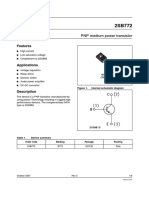 PNP Medium Power Transistor: Features