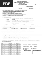 Examen de Segundo Grado