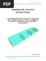 Memoria Calculo Estructural Colegio