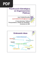 Planificación Estratégica en Organizaciones Públicas