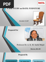 Case Study On HATIL Furniture