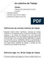 El Contrato Colectivo de Trabajo