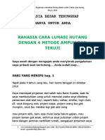 18 Langkah Rahasia + 4 Formula Teruji Selesaikan Hutang Dalam 30 Hari Atau Kurang