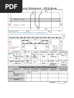 Bar Bending Schedule - RCC Slab New