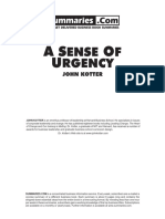 A Sense of Urgency