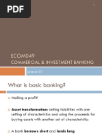 ECOM049: Commercial & Investment Banking