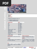 Calcined Alumina - Technical Specification 2012