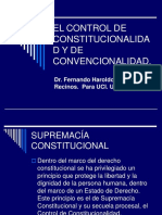 El Control de Convencionalidad