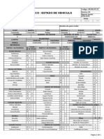 Checklist Estado de Vehiculo