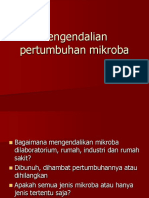 Pengendalian Pertumbuhan Mikroba