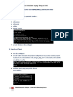 Membuat Database Menggunakan CMD