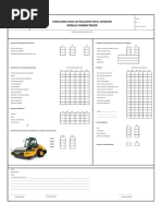 Check List Rodillo Compactador 2016