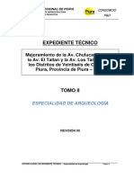 Plan de Monitoreo Arqueológico Chulucanas - Piura