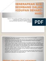 Menerapkan Gizi Seimbang Dalam Kehidupan Sehari-Hari