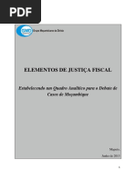 Estudo Sobre Elementos de Justica Fiscal em Mocambique