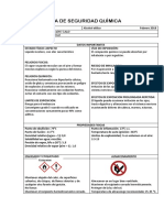 Ficha de Seguridad Quìmica Etanol