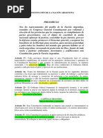 Constitución de La Nación Argentina