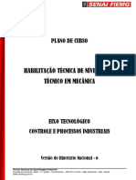 Plano de Curso - Técnico em Mecânica Senai