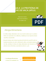 Alergia A Proteína de Leche de Vaca (