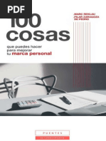 100 Cosas Que Puedes Hacer para Mejorar Tu Marca Personal - Marc Reklau y Pilar Zaragoza de Pedro