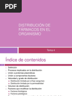 Tema 4. Distribucion de Farmacos en El Organismo OCW