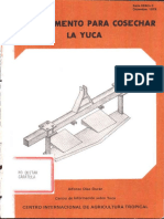 Un Implemento para Cosechar La Yuca (Ciat)