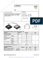 AON7408 30V N-Channel MOSFET: Features General Description