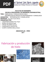 Fabricación y Producción de Hielo