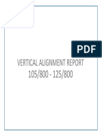 Vertical Alignment Report