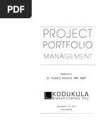 Project Portfolio Management