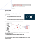 Formulario de Uso de Vistas en Mysql