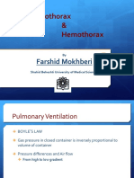 Pneumothorax & Hemothorax: Farshid Mokhberi