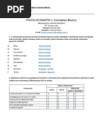 PAUTA AYUDANTÍA 1: Conceptos Básicos: Universidad Técnica Federico Santa María