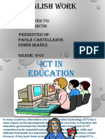 English Work: Presented To: Jaime Rincón Presented Of: Paola Castellanos Edwin Ibañez GRADE: 9-01