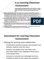 P&P (Assessment As&for Learning)