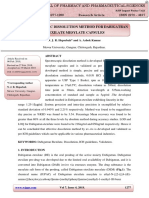 Spectrometric Dissolution Method For Dabigatran Etexilate Mesylate Capsules